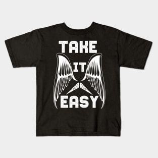 Take It Easy tee design birthday gift graphic Kids T-Shirt